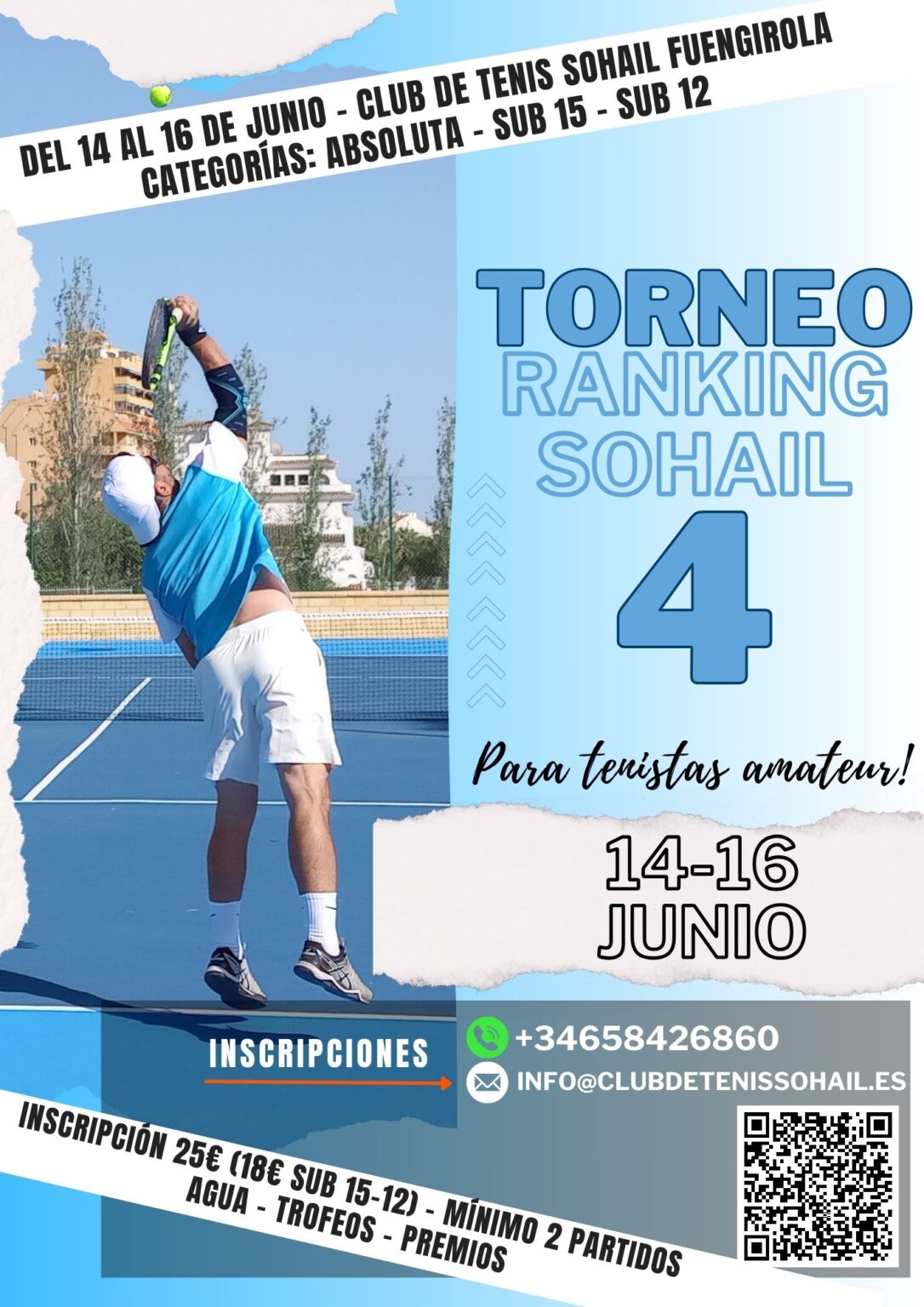 Cartel Torneo 4 Ranking Sohail 2024 Vertical